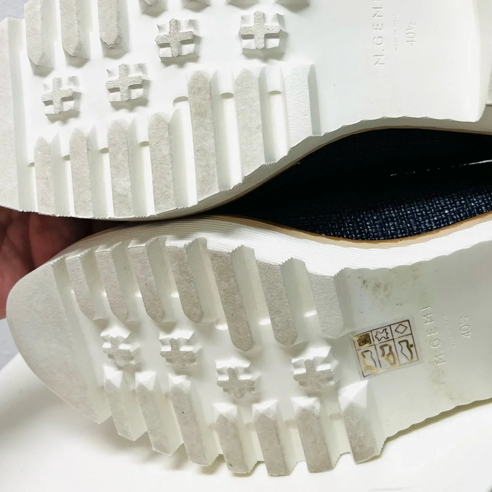 M. Gemi Woven Platform Loafers - Picture 8 of 9